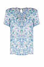 Blusa stampata floreale