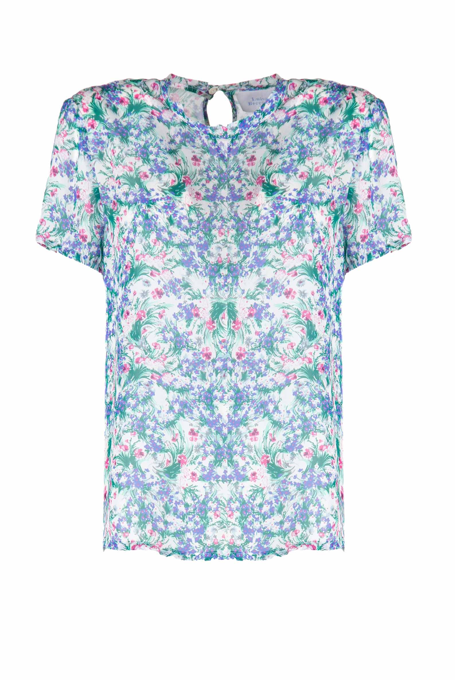 Blusa stampata floreale