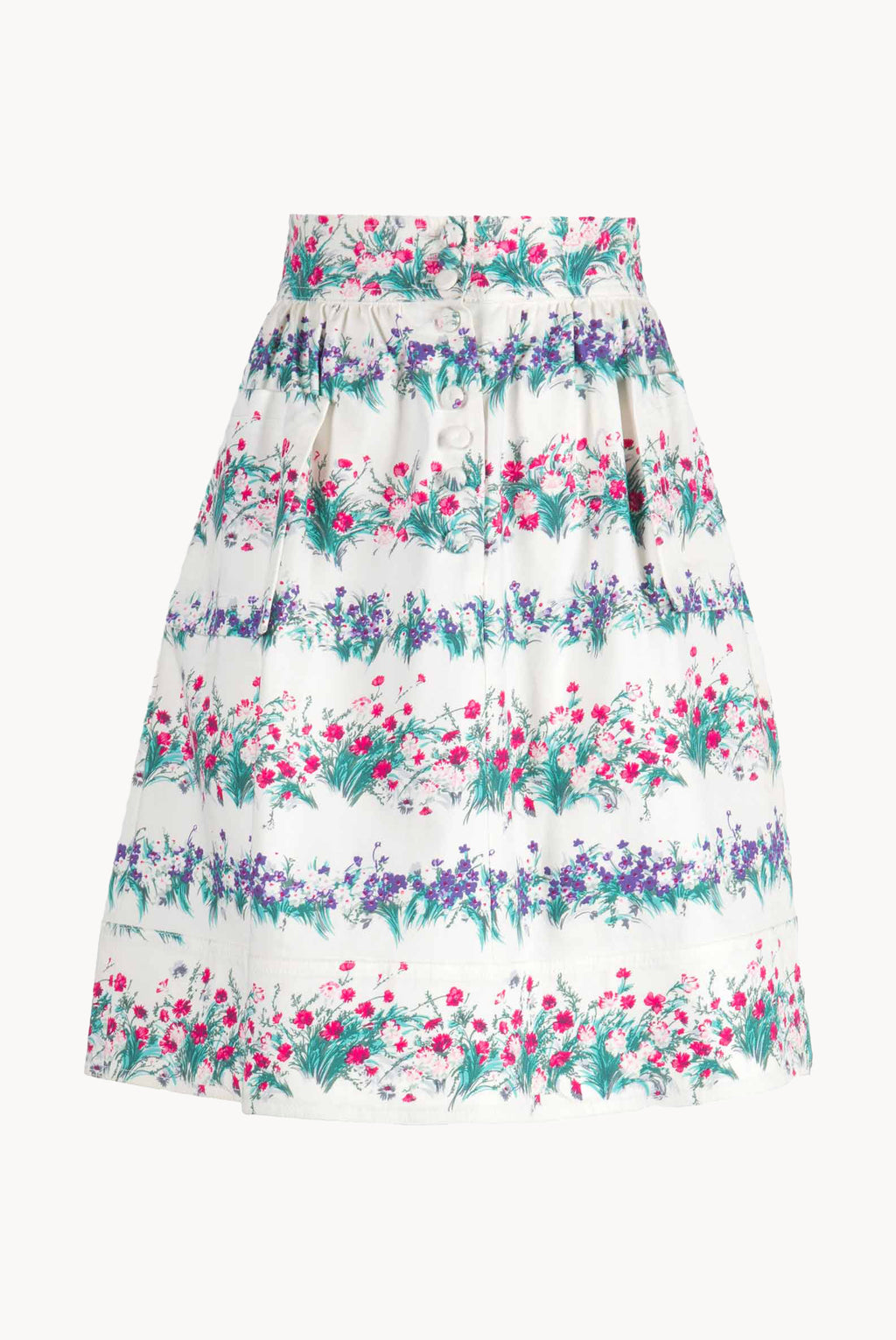 Floral Printed Cotton Skirt