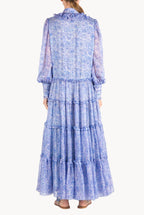 Roses Chemisier Chiffon Dress