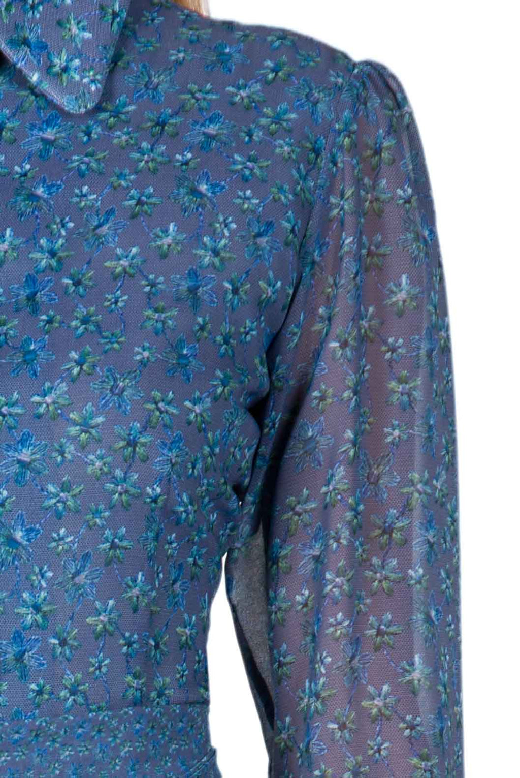 Floral Print Chemisier
