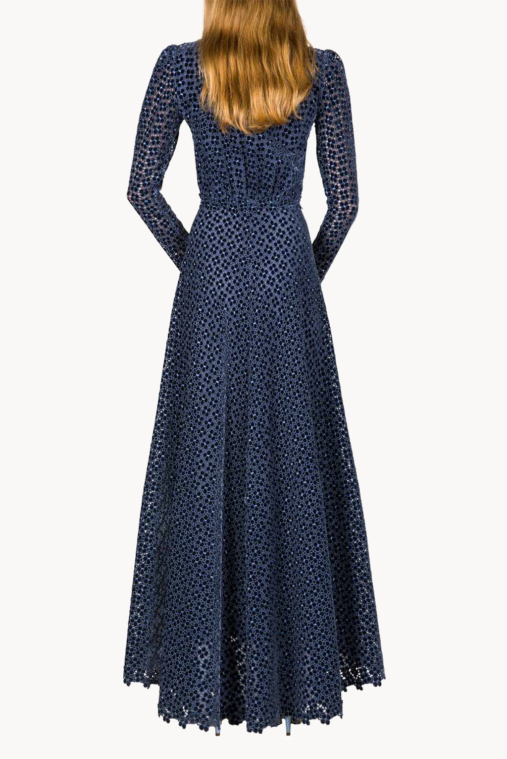 Floral Embroidered Bottoncino Dress