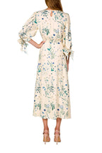 Cream Herbarium Midi Dress