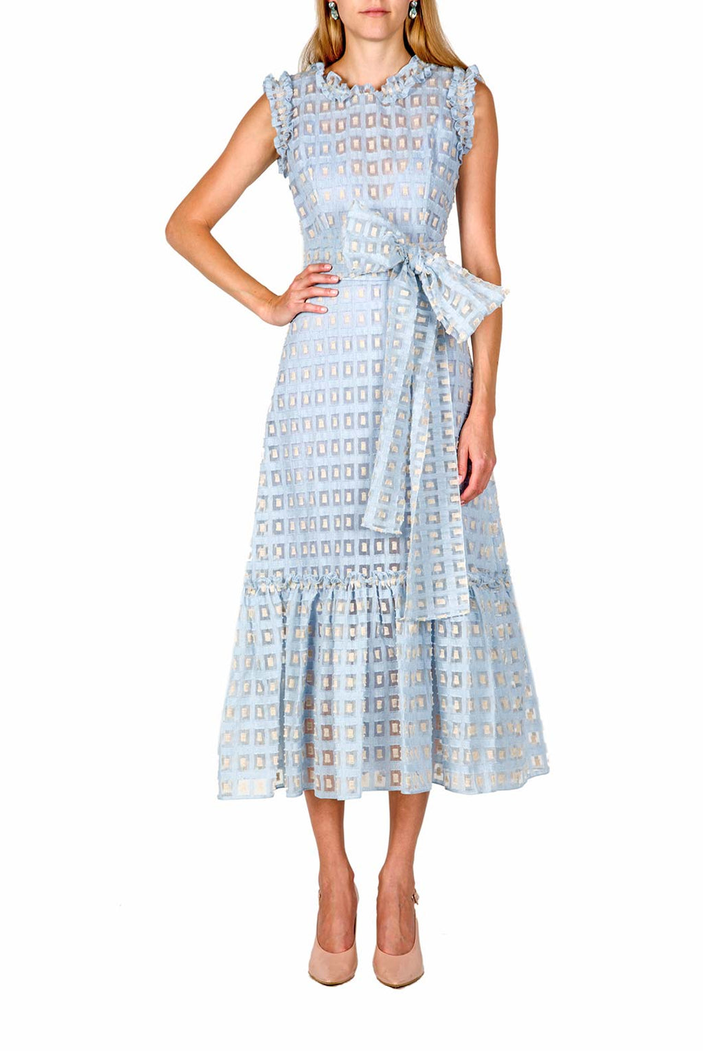 Vestito camicia midi con applicazioni Fil Coupè