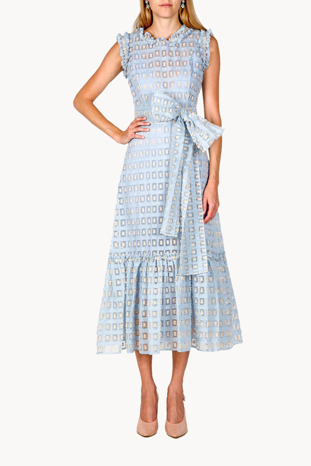 Vestito camicia midi con applicazioni Fil Coupè