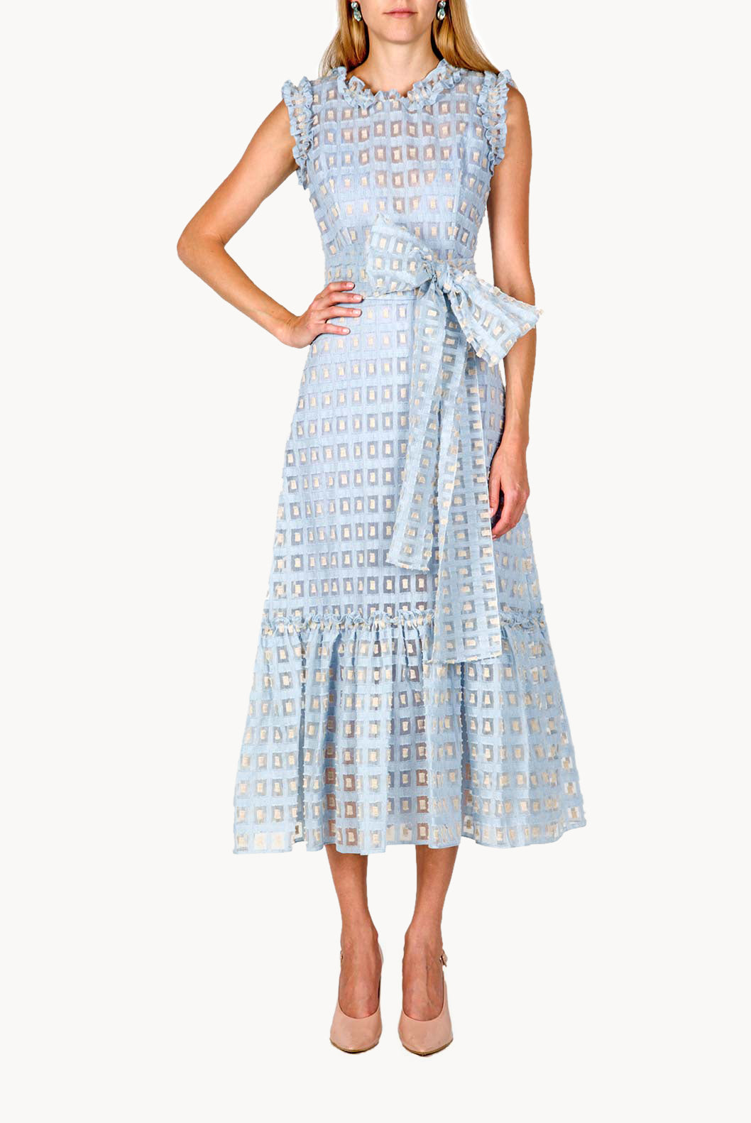 Vestito camicia midi con applicazioni Fil Coupè
