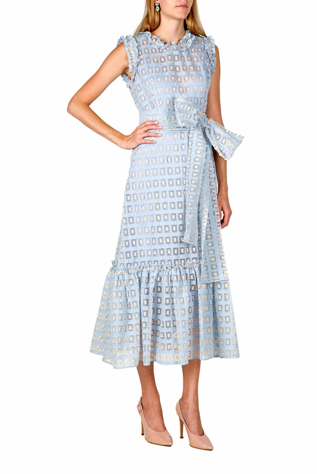 Vestito camicia midi con applicazioni Fil Coupè