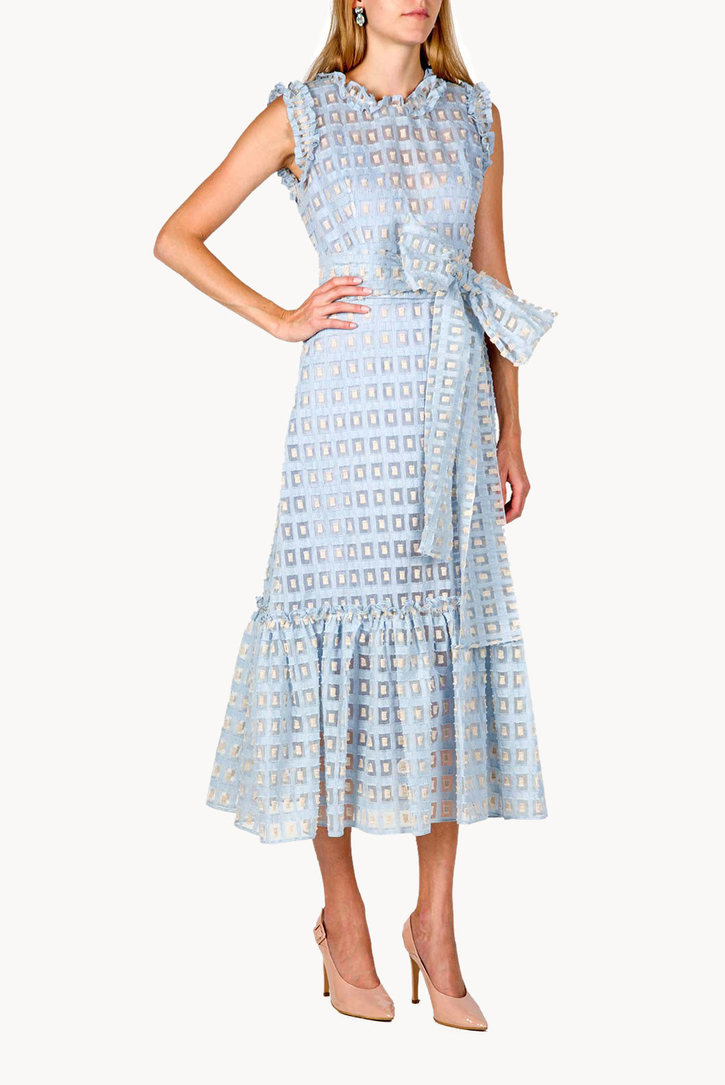 Vestito camicia midi con applicazioni Fil Coupè