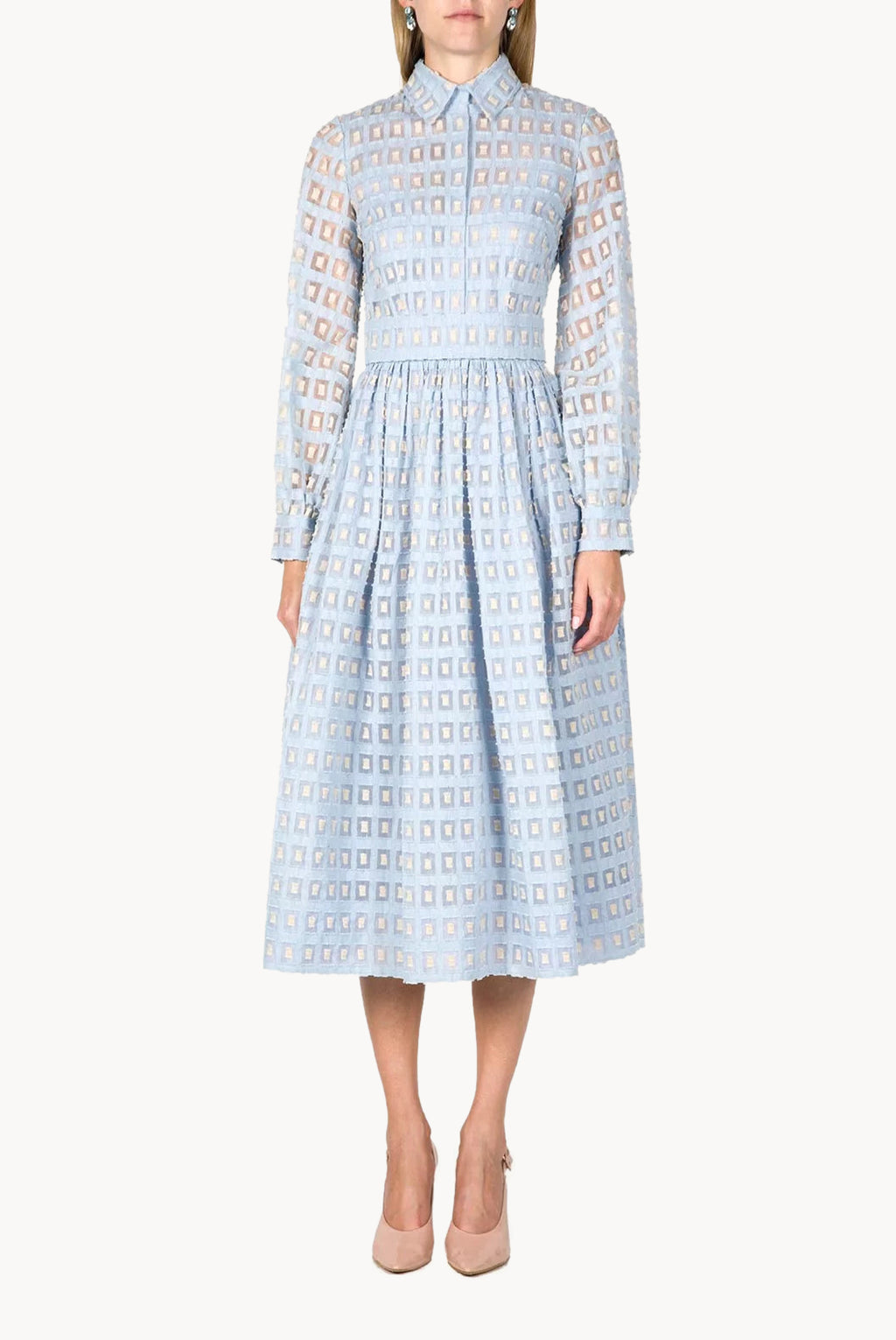 Vestito midi con applicazioni Fil Coupè