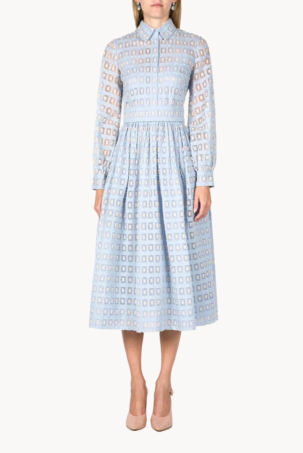 Vestito midi con applicazioni Fil Coupè