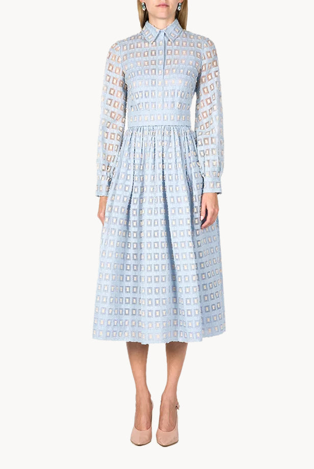Vestito midi con applicazioni Fil Coupè