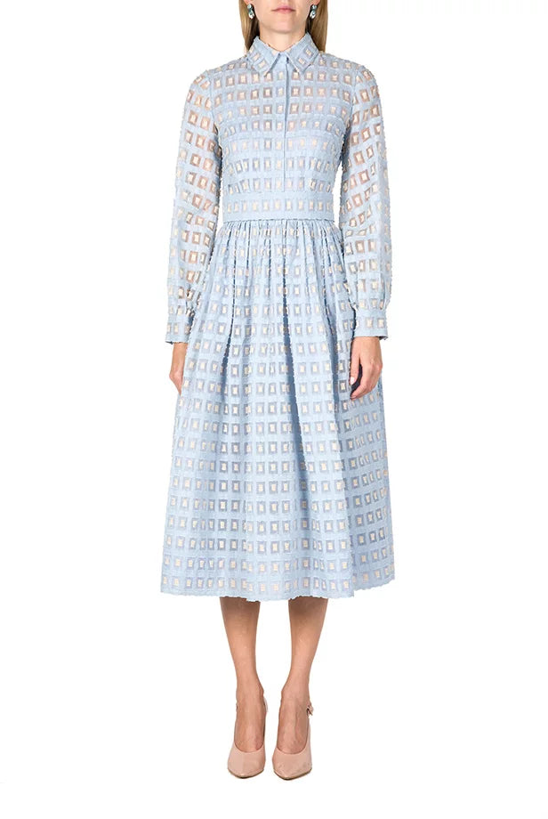 Vestito midi con applicazioni Fil Coupè