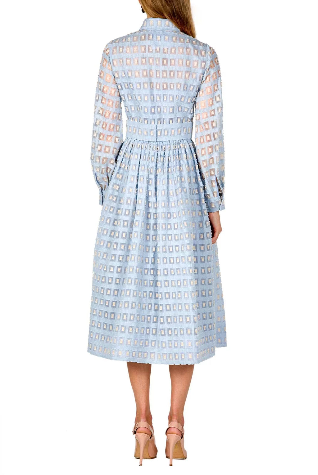 Vestito midi con applicazioni Fil Coupè