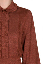 Camicia in jersey lurex