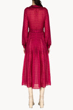 Abito midi in chiffon creponne Vintage Buds