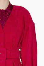 Corduroy Belted Dress