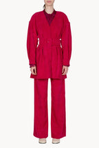 Corduroy Belted Dress
