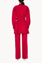 Corduroy Belted Dress