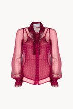 Vintage Buds Chiffon Crepone Shirt