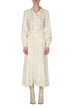 Cotton Printed Flower Jacquard Dress