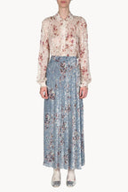 Flower Storm Printed Dèvorè Shirt