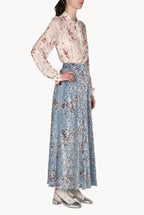 Flower Storm Printed Dèvorè Shirt