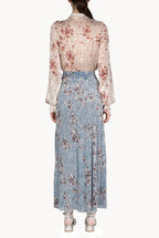 Flower Storm Printed Dèvorè Shirt
