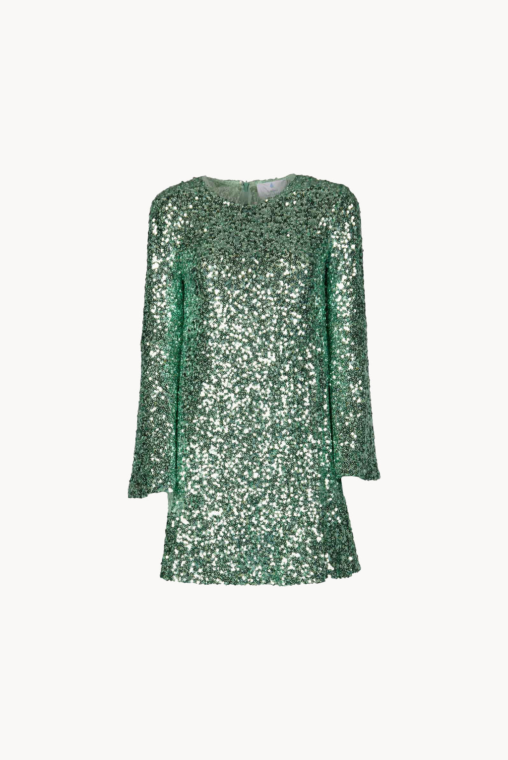 Minidress di paillettes menta