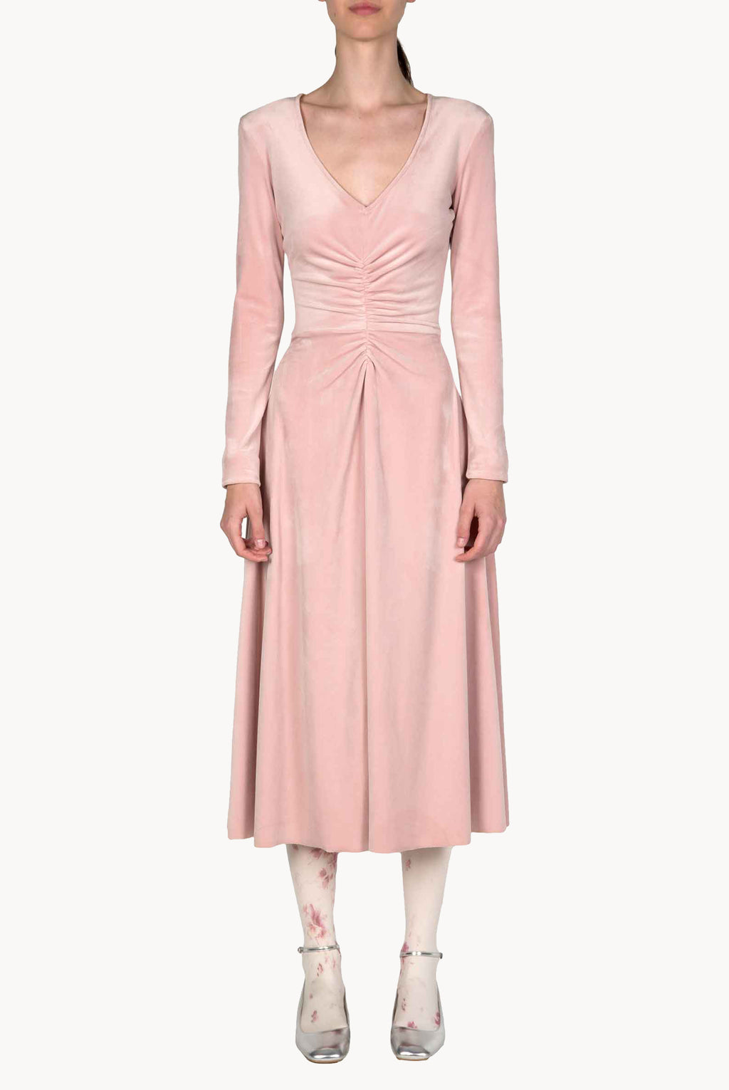 Ruffled Midi Dress