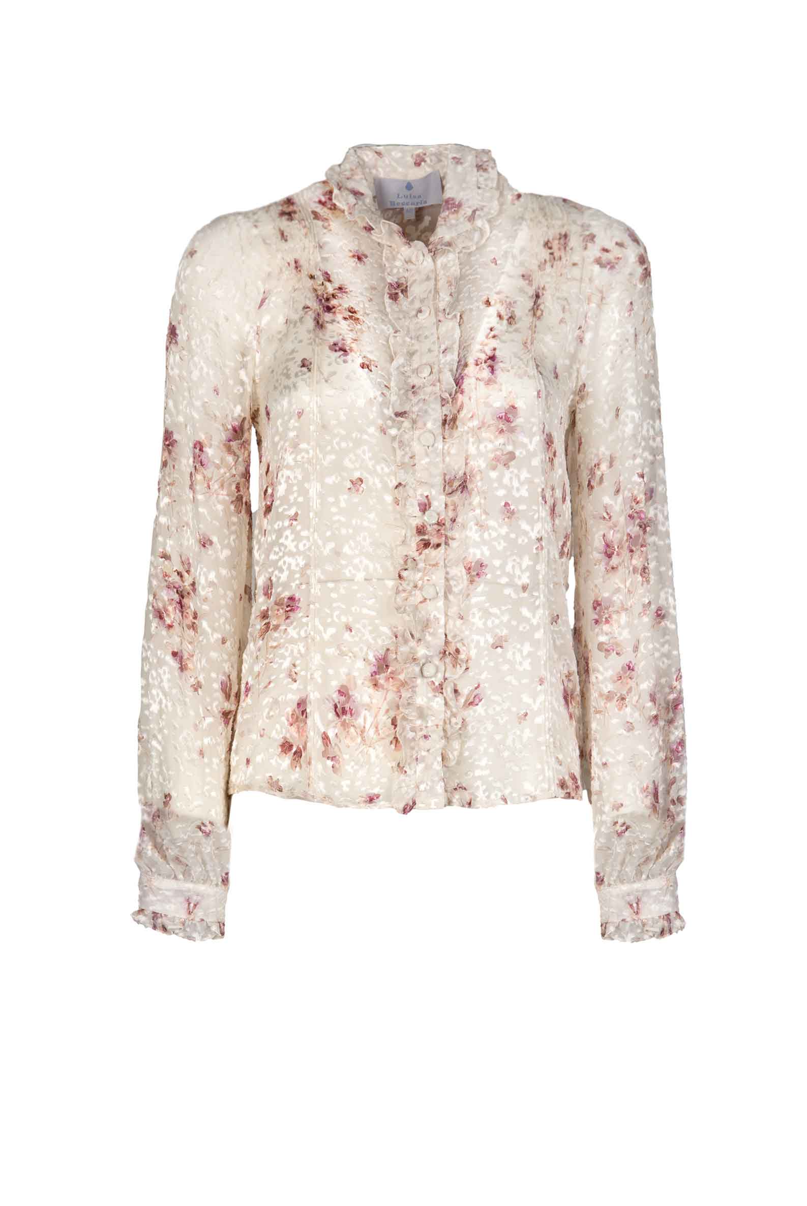 Camicia stampata Flower Storm Dèvorè