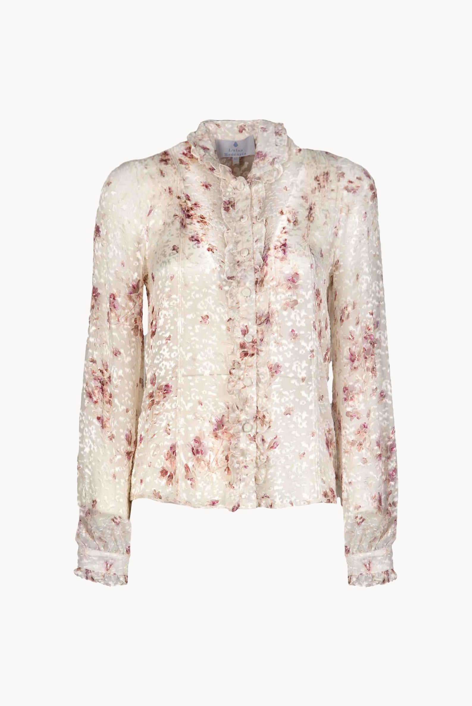 Flower Storm Printed Dèvorè Shirt