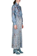 Camicia Flower Storm con dettaglio a fiocco