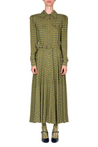Vintage Buds Printed Chemisier Dress