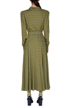 Vintage Buds Printed Chemisier Dress