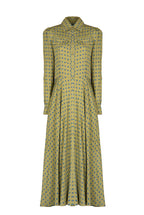 Vintage Buds Printed Chemisier Dress