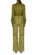 Vintage Buds Chiffon Creponne Shirt With Bow Detail
