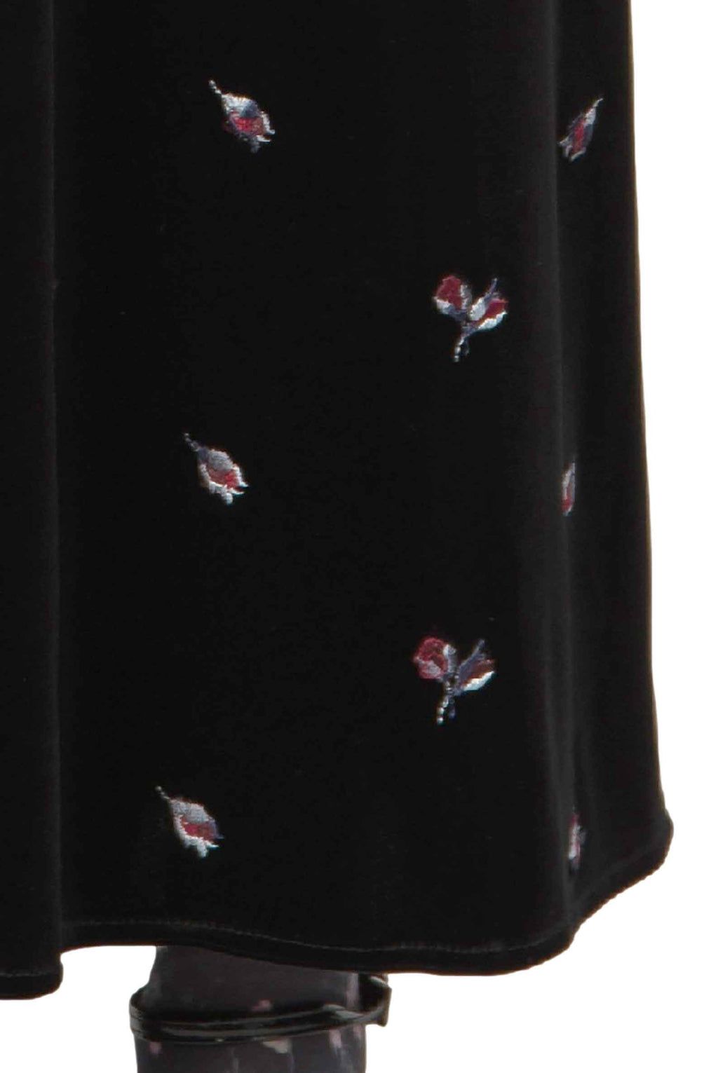 Abito Winter Garden ricamato con smock