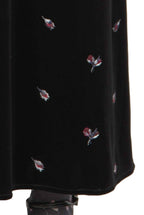 Abito Winter Garden ricamato con smock