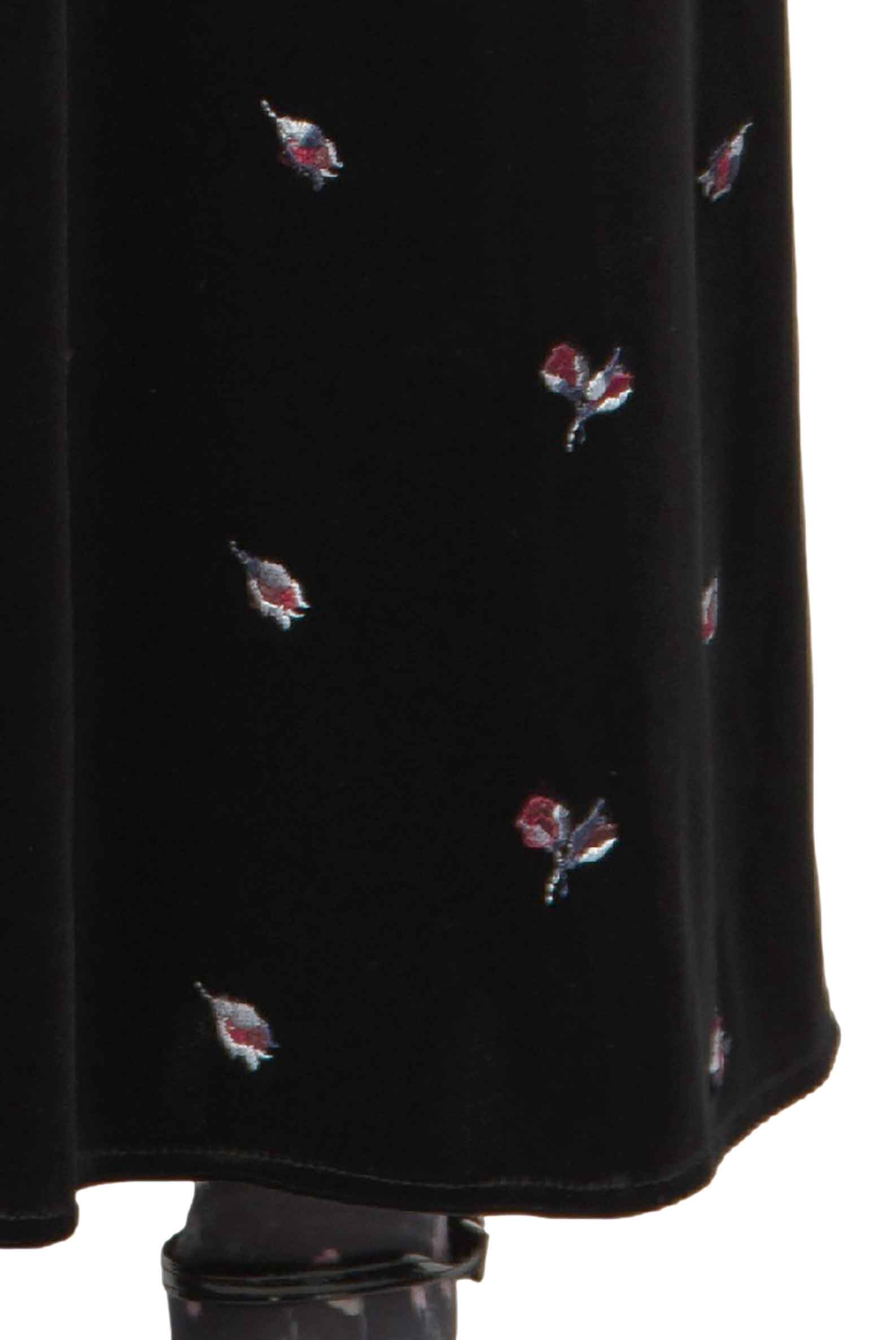 Abito Winter Garden ricamato con smock