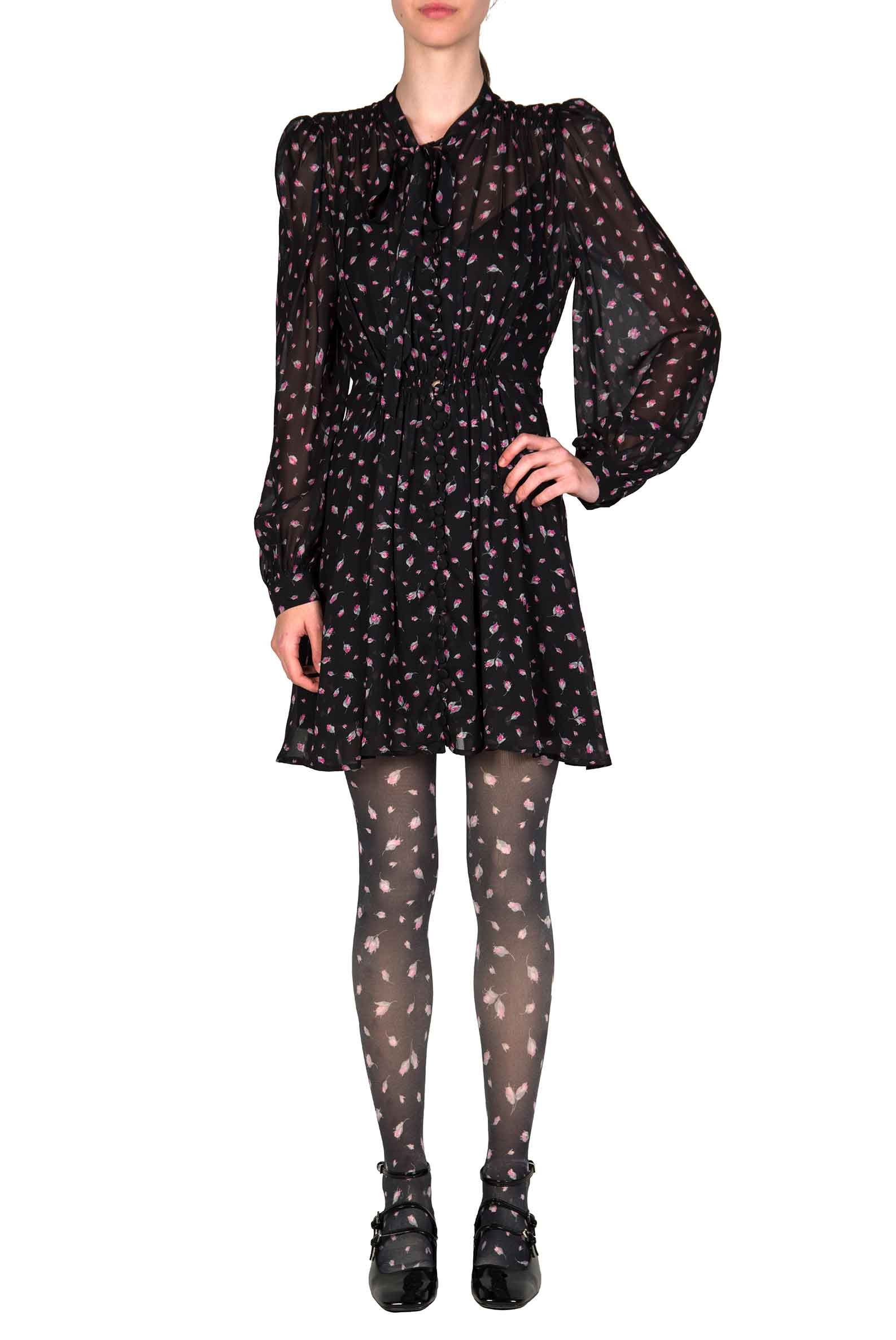 Minidress stampato Winter Garden