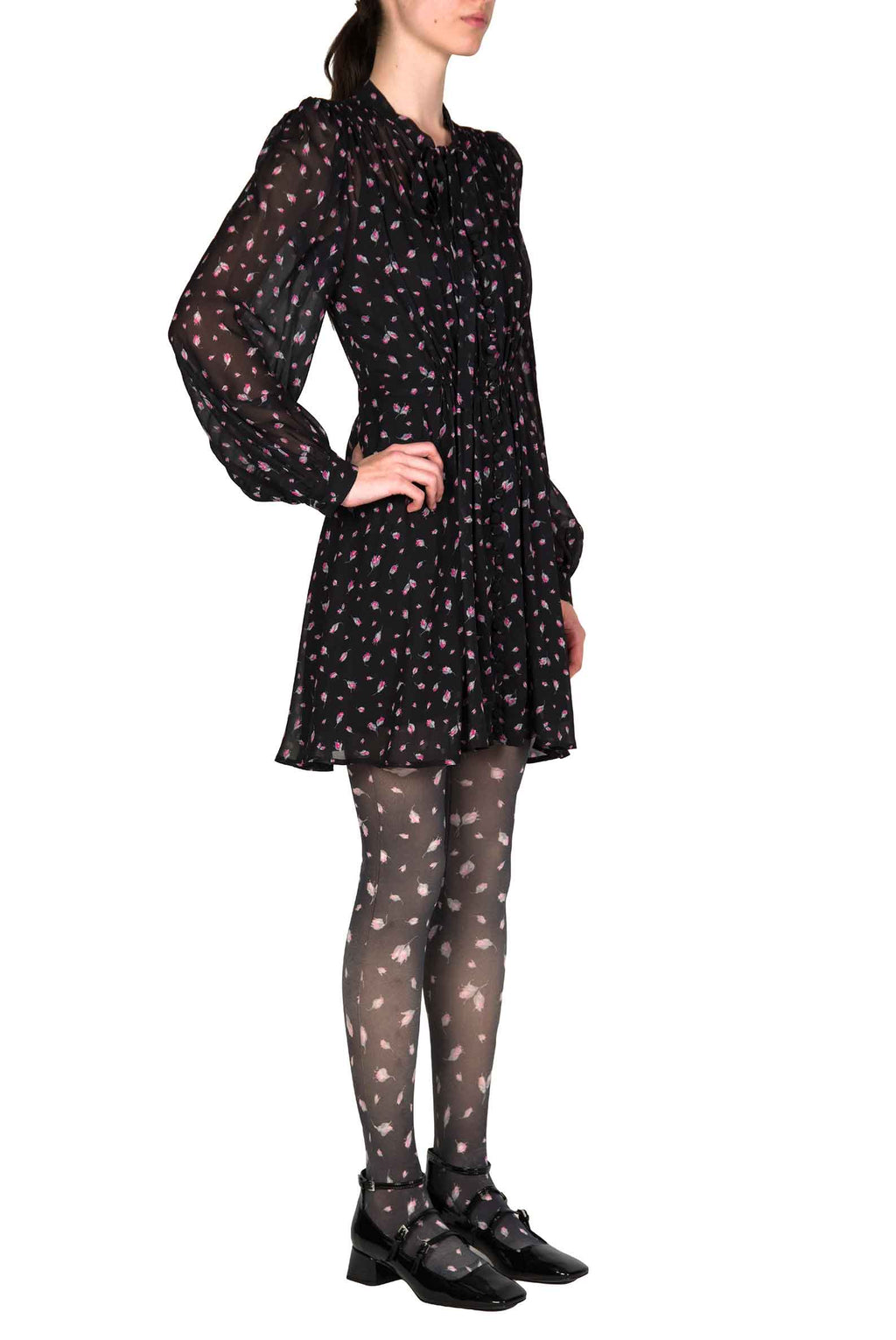 Minidress stampato Winter Garden