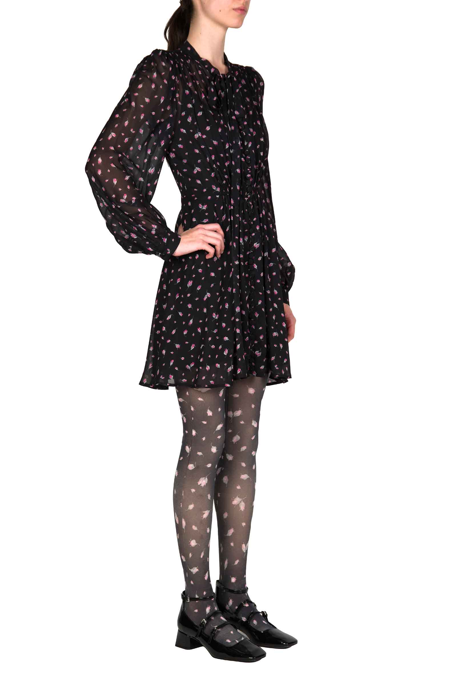 Minidress stampato Winter Garden