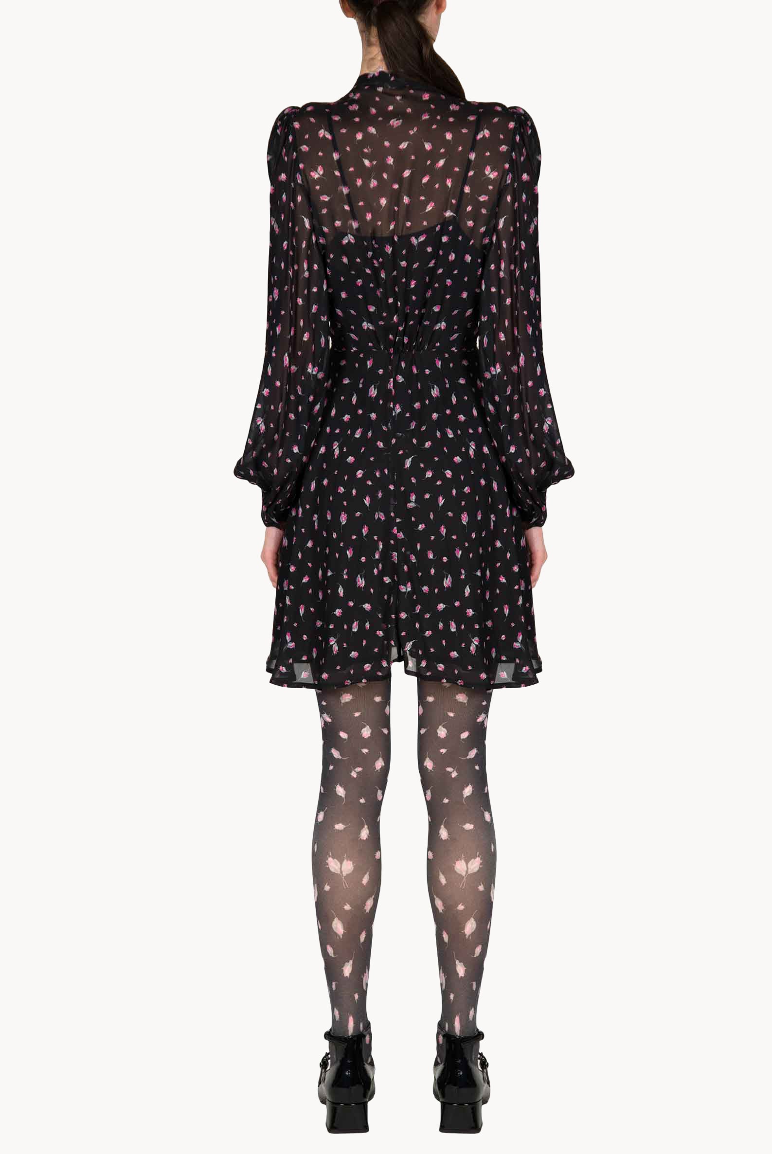 Minidress stampato Winter Garden