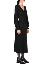 Abito in jersey lurex nero