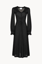 Black Jersey Lurex Dress