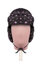 Cappello aviator nero Winter Garden