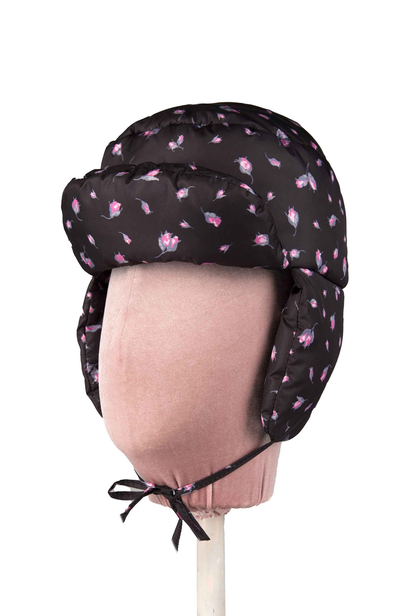 Cappello aviator nero Winter Garden