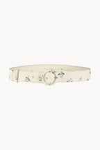 Cotton Printed Flower Jacquard Belt