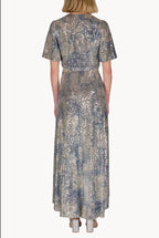 Marble Sequin Bottoncino Dress