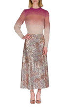 Gonna con Paillettes Marmo